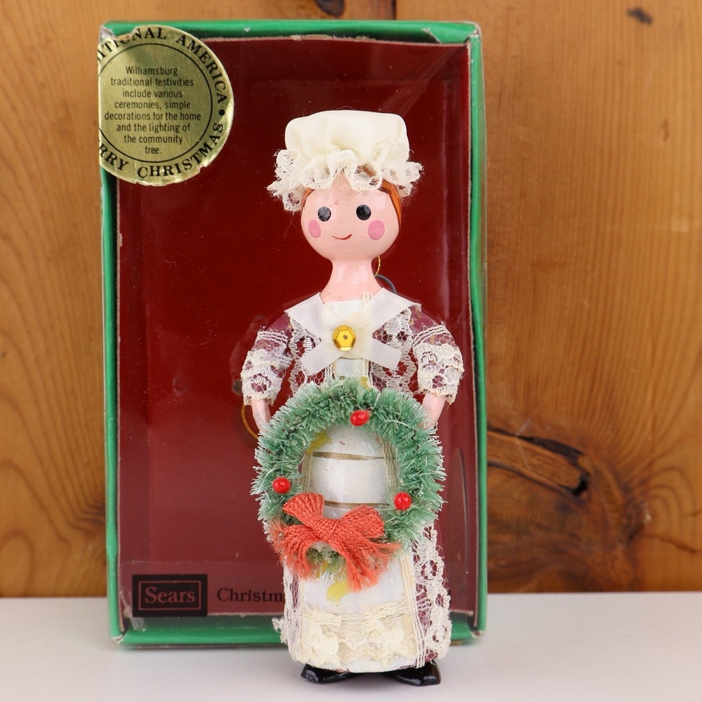 Vintage 1979 Sears Christmas Around the World Traditional America Ornament